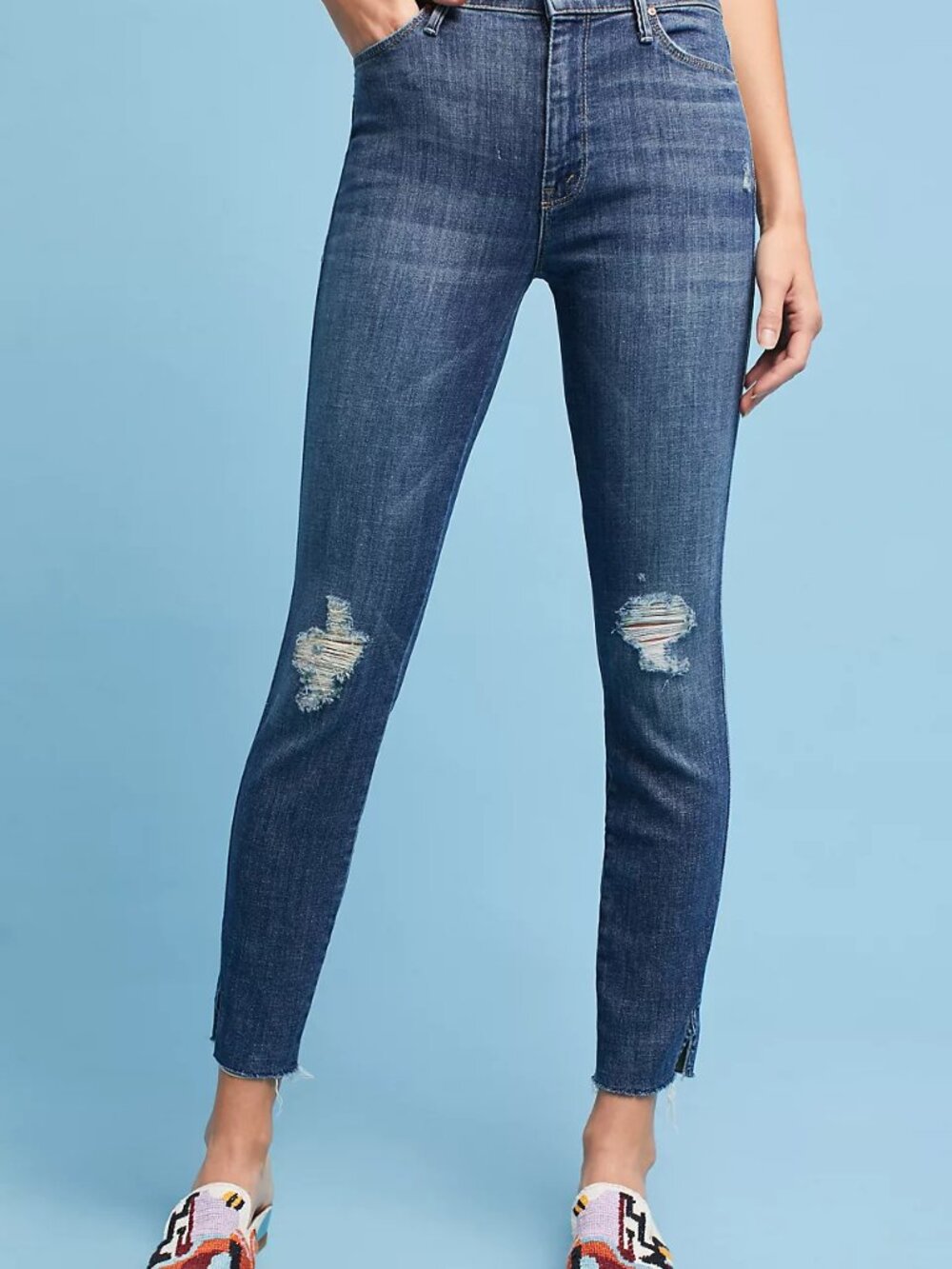 Mother The Vamp Fray Jeans Size 25
